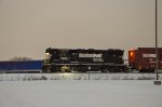 NS GP38-2 High nose Locomotive in the yard